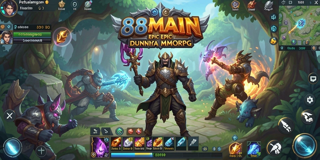 Gameplay mendebarkan dari 88MAIN dalam dunia MMORPG.