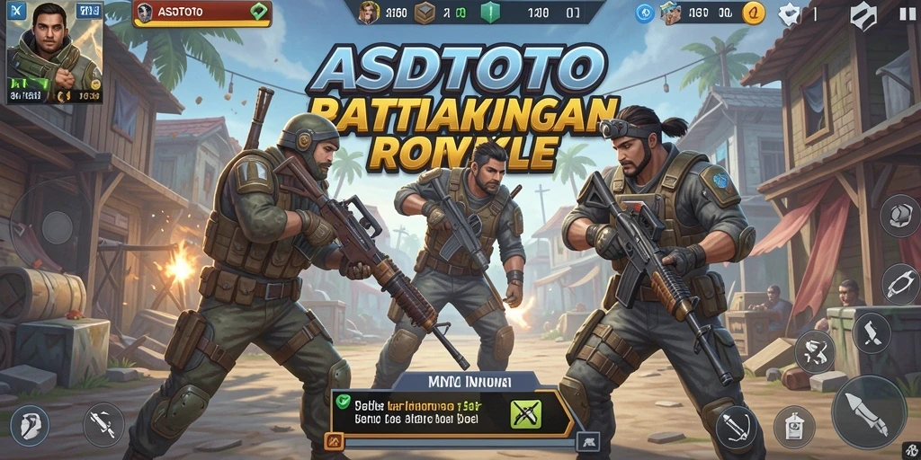 Gameplay seru dengan pertempuran intens di dunia Battle Royale.