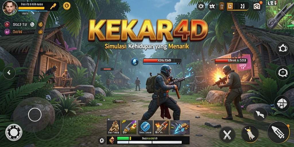 Screenshot gameplay KEKAR4D menampilkan aktivitas simulasi yang seru dan menyenangkan.
